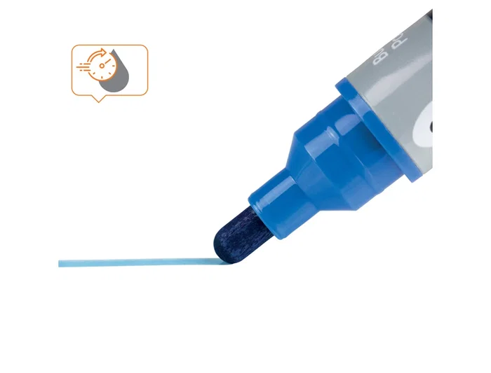 Nobo Rotulador Pizarra Blanca Tinta Líquida Punta Cónica 3 mm Azul Caja de 10 Unidades