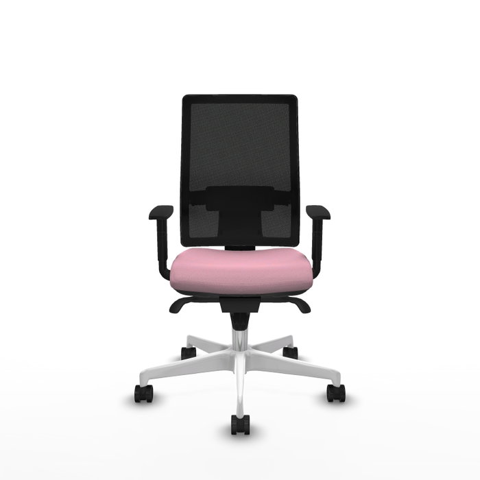 PIQUERAS Y CRESPO Silla de oficina Horna con mecanismo Sincro, Rosa y Negro PIQUERAS Y CRESPO Silla de oficina Horna con mecanismo Sincro, Rosa y Negro