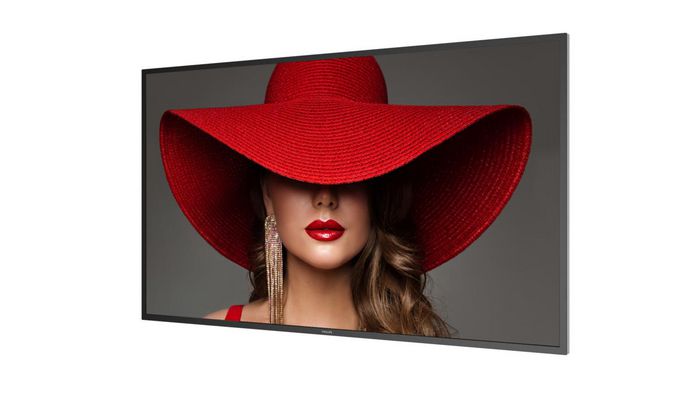 Philips D-Line 55" Smart TV 4K UHD 3840x2160 Android 11, 4/32 GB, WiFi 6, Bluetooth 5.2, Quad Core, Pantalla VA, 500 cd/m2, 8 ms, Modular para Comercio