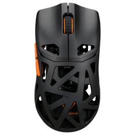 Deltaco DM370 Ratón Gaming Inalámbrico Ambidiestro, Bluetooth 5.4 y RF, 12000 DPI Óptico, Negro
