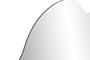 DKD Home Decor Espejo de Cristal Nube Plateado 60x40 cm