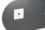 DKD Home Decor Espejo de Cristal Nube Plateado 60x40 cm