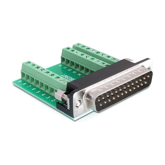 DeLOCK 65318 Bloque de terminales Sub-D 25 DeLOCK 65318 Bloque de terminales Sub-D 25