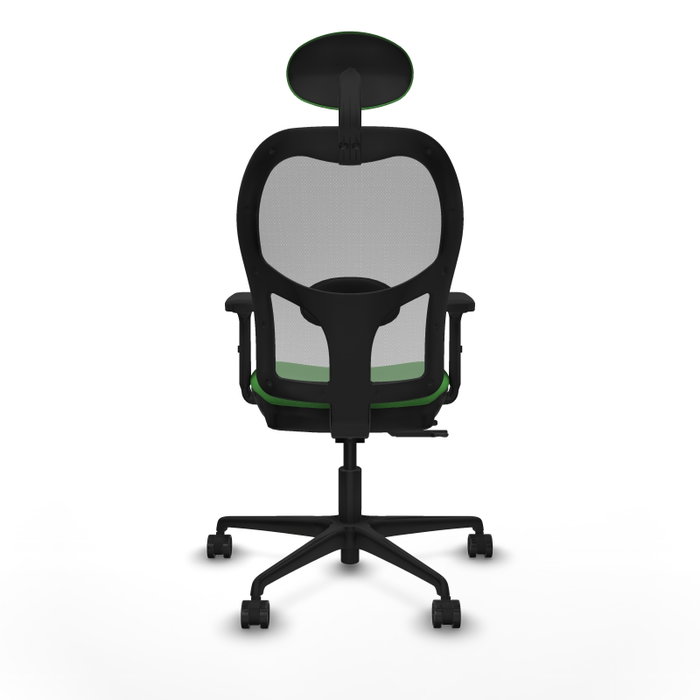 PIQUERAS Y CRESPO Silla de oficina Jorquera con mecanismo Sincro/Traslack, Verde y Gris PIQUERAS Y CRESPO Silla de oficina Jorquera con mecanismo Sincro/Traslack, Verde y Gris
