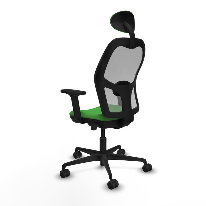 PIQUERAS Y CRESPO Silla de oficina Jorquera con mecanismo Sincro/Traslack, Verde y Gris PIQUERAS Y CRESPO Silla de oficina Jorquera con mecanismo Sincro/Traslack, Verde y Gris