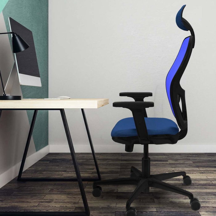 PIQUERAS Y CRESPO Silla de oficina Jorquera con mecanismo Sincro/Traslack, Verde y Gris PIQUERAS Y CRESPO Silla de oficina Jorquera con mecanismo Sincro/Traslack, Verde y Gris