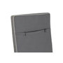DKD Home Decor Cojín para Silla de Exterior Verano Gris Gris Claro