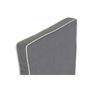 DKD Home Decor Cojín para Silla de Exterior Verano Gris Gris Claro