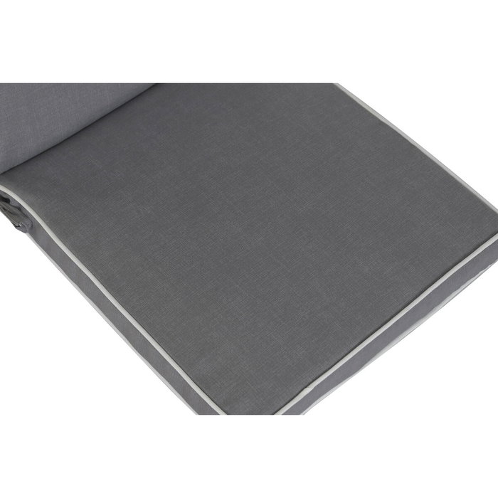DKD Home Decor Cojín para Silla de Exterior Verano Gris Gris Claro DKD Home Decor Cojín para Silla de Exterior Verano Gris Gris Claro