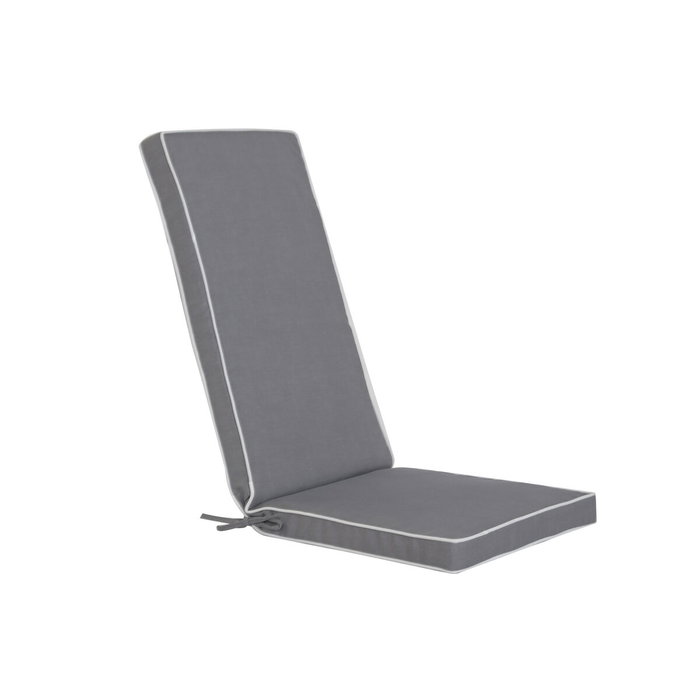 DKD Home Decor Cojín para Silla de Exterior Verano Gris Gris Claro DKD Home Decor Cojín para Silla de Exterior Verano Gris Gris Claro