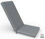 DKD Home Decor Cojín para Silla de Exterior Verano Gris Gris Claro