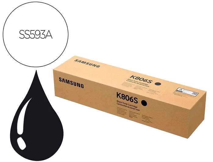 HP Samsung Cartucho de Tóner CLT-K806S Negro