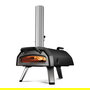 Ooni Karu 2 Horno de Pizza, Negra, Acero Inoxidable, 500 °C, Piedra para Pizza