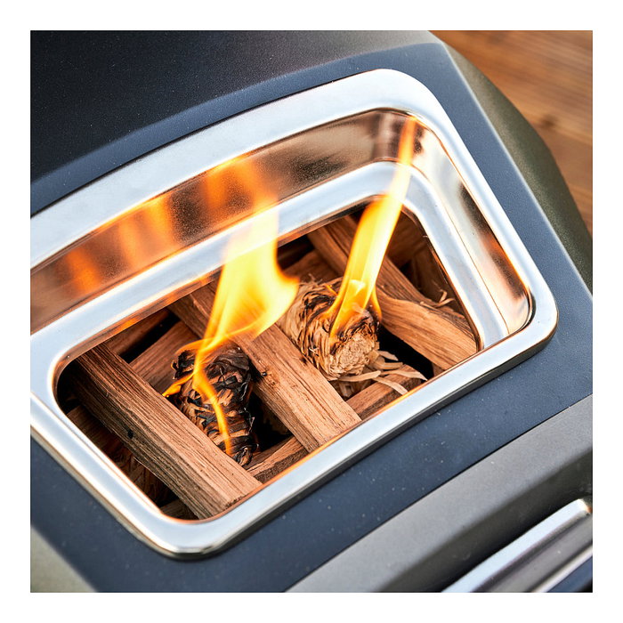 Ooni Karu 2 Horno de Pizza, Negra, Acero Inoxidable, 500 °C, Piedra para Pizza Ooni Karu 2 Horno de Pizza, Negra, Acero Inoxidable, 500 °C, Piedra para Pizza