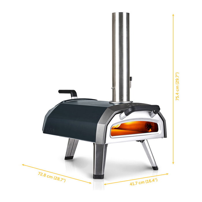 Ooni Karu 2 Horno de Pizza, Negra, Acero Inoxidable, 500 °C, Piedra para Pizza Ooni Karu 2 Horno de Pizza, Negra, Acero Inoxidable, 500 °C, Piedra para Pizza