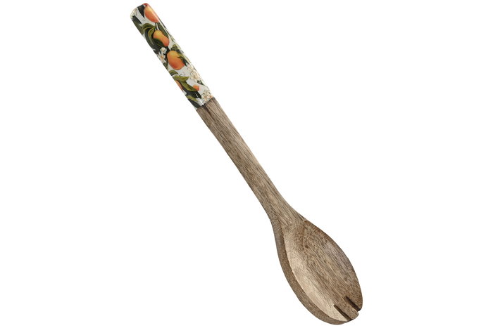 DKD Home Decor Set de 2 Utensilios Tropical National Oranges Multicolor Lacado Mango 9 x 2.2 x 34 cm