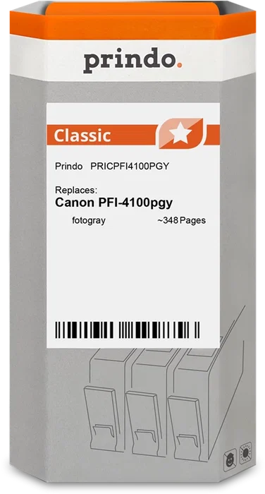 Prindo Cartucho de tinta PRICPFI4100PGY Classic Prindo Cartucho de tinta PRICPFI4100PGY Classic