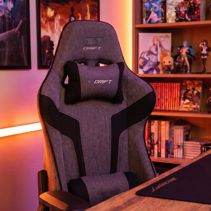 Drift Silla gaming DR90 XXL Gris/Negro