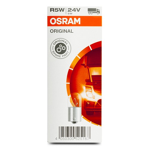 Osram 5627 Bombilla BA15S 24V 5W R5W | 10 Unidades