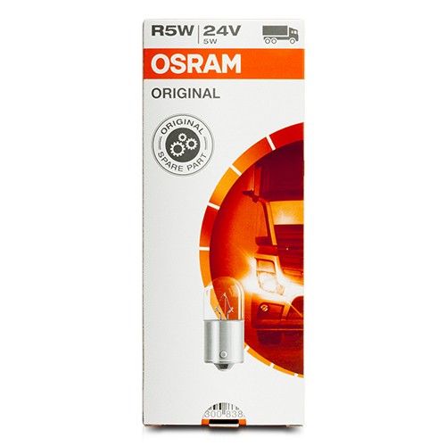 OSRAM ORIGINAL 5627 BA15S 24V 5W R5W OSRAM ORIGINAL 5627 BA15S 24V 5W R5W