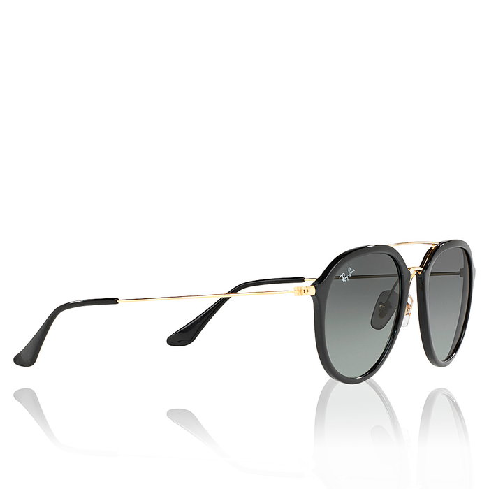 Ray-Ban Gafas de Sol RB4253 601/71 Unisex Negro Dorado Montura Propionato Calibre 53 mm Gris Degradado Filtro 3N