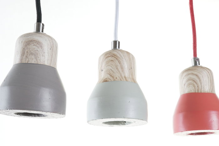 DKD Home Decor Lámpara de Techo de Metal y Cemento Surtida DKD Home Decor Lámpara de Techo de Metal y Cemento Surtida