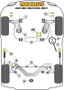 Powerflex Silentblock de montaje de diferencial trasero