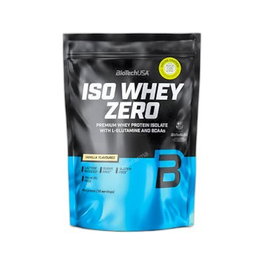 BiotechUSA Iso Whey Zero 454g - Sabor Tarta de Queso de Limón - Proteína Aislada de Suero