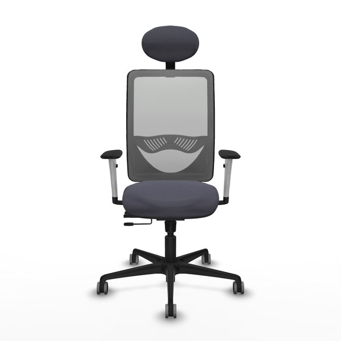PIQUERAS Y CRESPO Silla de oficina Zulema Gris con mecanismo Sincro/Traslack PIQUERAS Y CRESPO Silla de oficina Zulema Gris con mecanismo Sincro/Traslack