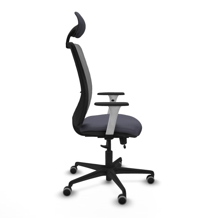 PIQUERAS Y CRESPO Silla de oficina Zulema Gris con mecanismo Sincro/Traslack PIQUERAS Y CRESPO Silla de oficina Zulema Gris con mecanismo Sincro/Traslack