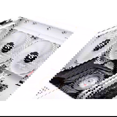 Thermaltake CT120 Ventilador PC Refrigeración 120mm 500-2000rpm Blanco Pack 2 Unidades Thermaltake CT120 Ventilador PC Refrigeración 120mm 500-2000rpm Blanco Pack 2 Unidades