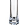 Ixia Florero de Cristal Transparente 6 x 6 x 23 cm con Borde Cortado en Frío (Pack de 2)