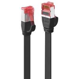 Lindy Cable de Red Cat.6 U/FTP Plano de 10m, Negro
