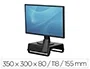 Fellowes Soporte para Monitor Breyta con 3 Ajustes de Altura, Soporta hasta 30 kg, 350x300x80/118/155 mm, Negro