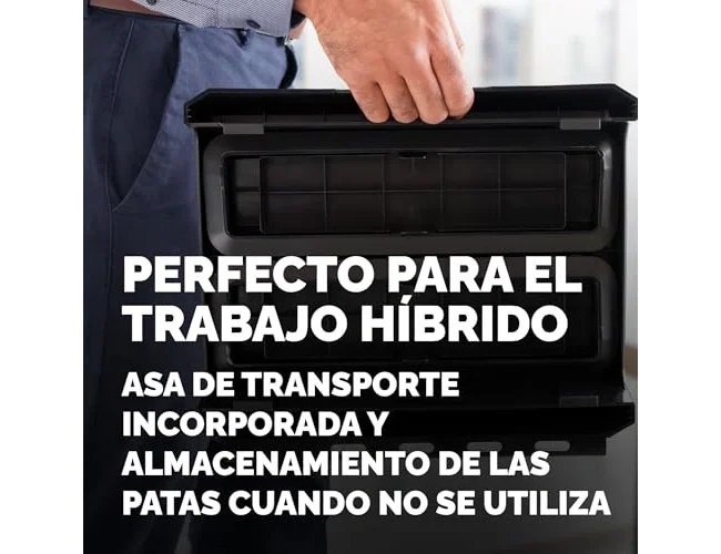 Fellowes Breyta Elevador para Monitor con 3 Ajustes de Altura, Negro/Gris