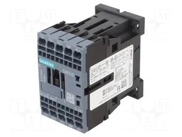 SIEMENS 3RT2018-2BB41 Contactor de 3 polos, 17A, 24VDC