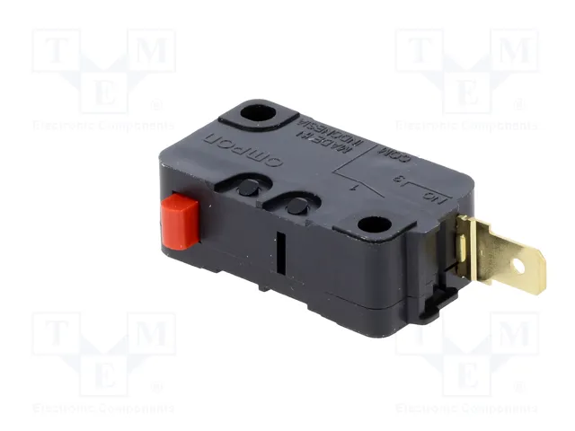Aratas (Formerly Omron Components) Microconmutador SNAP ACTION D3V 16A/250VAC SPST-NO Aratas (Formerly Omron Components) Microconmutador SNAP ACTION D3V 16A/250VAC SPST-NO