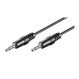 Cable Audio Jack (3,5 mm) Ewent Negro