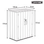 Lifetime Armario exterior vertical Rough Cut™ 1445 litros con estantes y colgadores