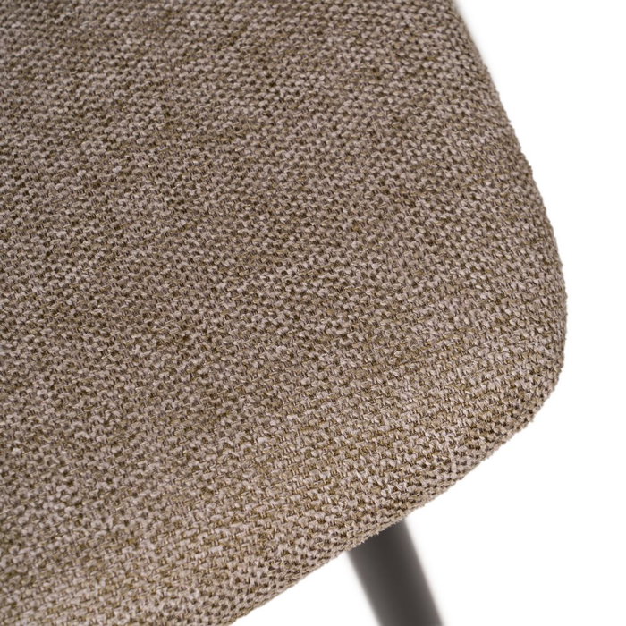 Silla Taupe Tejido-Metal Salón 43 X 52 X 87 cm (Set de 4) Silla Taupe Tejido-Metal Salón 43 X 52 X 87 cm (Set de 4)