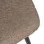 Silla Taupe Tejido-Metal Salón 43 X 52 X 87 cm (Set de 4)