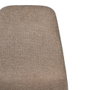 Silla Taupe Tejido-Metal Salón 43 X 52 X 87 cm (Set de 4)