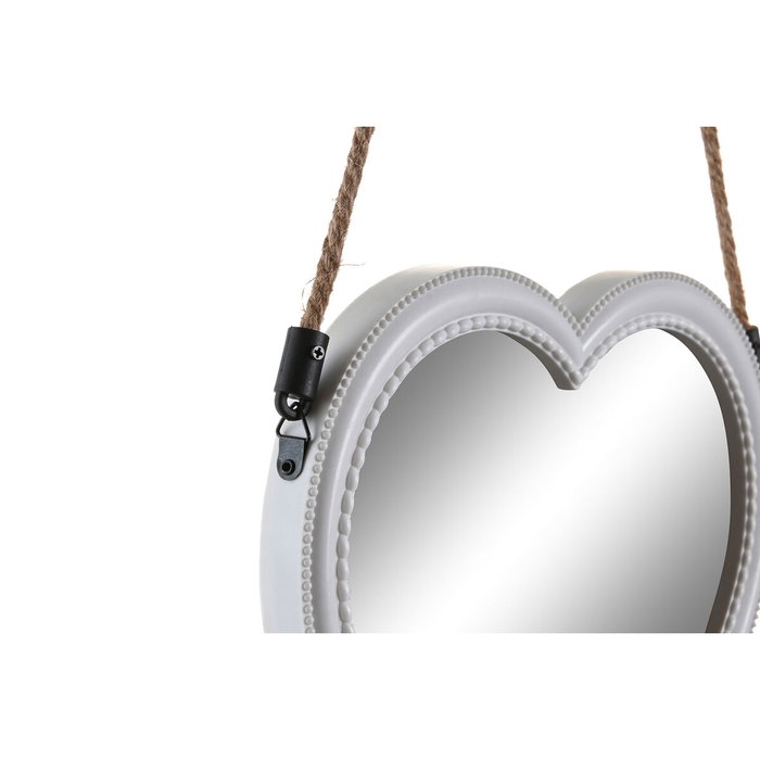 DKD Home Decor Espejo Blanco Set de 3 (2 Unidades) 26 x 3 x 26 cm DKD Home Decor Espejo Blanco Set de 3 (2 Unidades) 26 x 3 x 26 cm