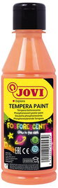 Tempera Jovi Liquida Fosforescente 250 Ml (Botella) Naranja