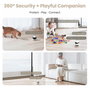 Enabot EBO Air 2 Robot Mascota 2K Cámara Visión Nocturna Wi-Fi Blanco 89.2 mm
