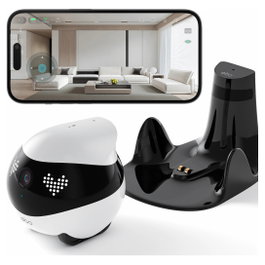 Enabot EBO Air 2 Robot Mascota 2K Cámara Visión Nocturna Wi-Fi Blanco 89.2 mm
