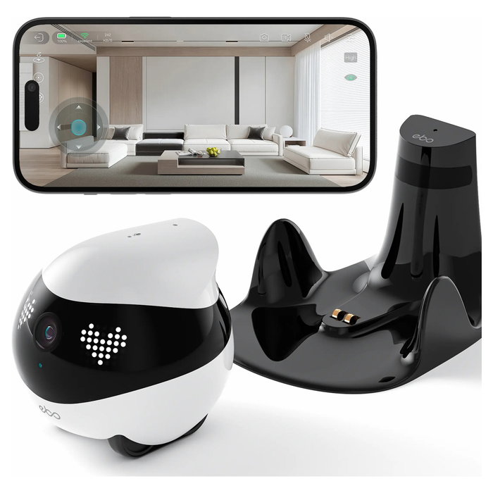 Enabot EBO Air 2 Robot Mascota 2K Cámara Visión Nocturna Wi-Fi Blanco 89.2 mm Enabot EBO Air 2 Robot Mascota 2K Cámara Visión Nocturna Wi-Fi Blanco 89.2 mm