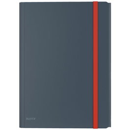 Carpeta De Gomas Y Solapas Leitz Cosy Pp A4 Gris (Set de 10)