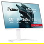 iiyama G-MASTER GB2471HSU-W1 Monitor Gaming 60.5 cm (24") Full HD 1920x1080 Fast IPS 240Hz 0.3ms G-SYNC Compatible FreeSync HDR10 Blanco