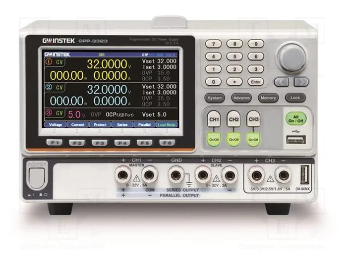 GW INSTEK GPP-3323 Fuente de alimentación de laboratorio programable 0÷32VDC 0...3A GW INSTEK GPP-3323 Fuente de alimentación de laboratorio programable 0÷32VDC 0...3A